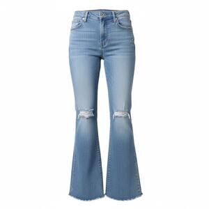 American Eagle Women’s Size 18 Short Next Level Stretch Flare Jeans Distressed